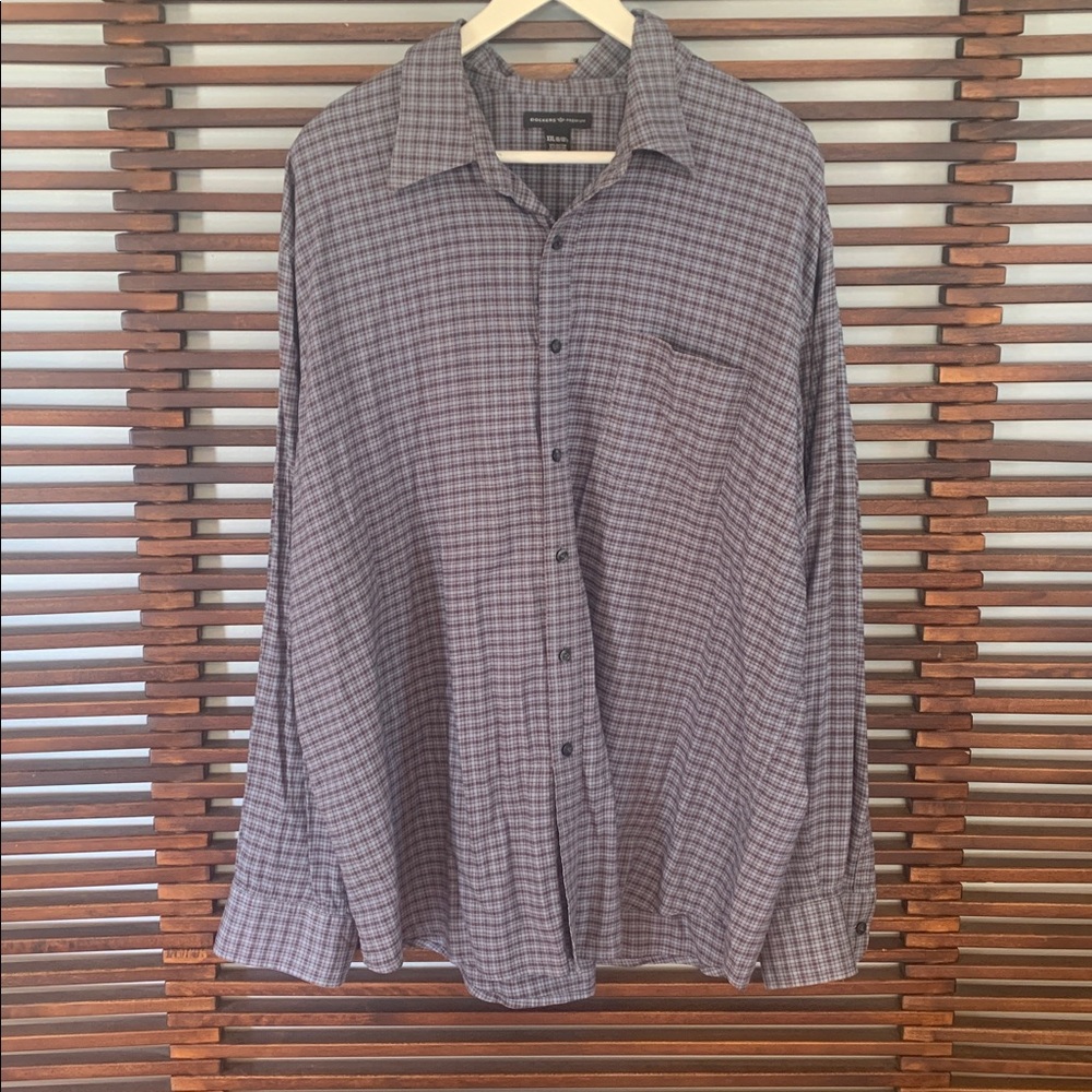 Dockers Plaid Button-Up Shirt